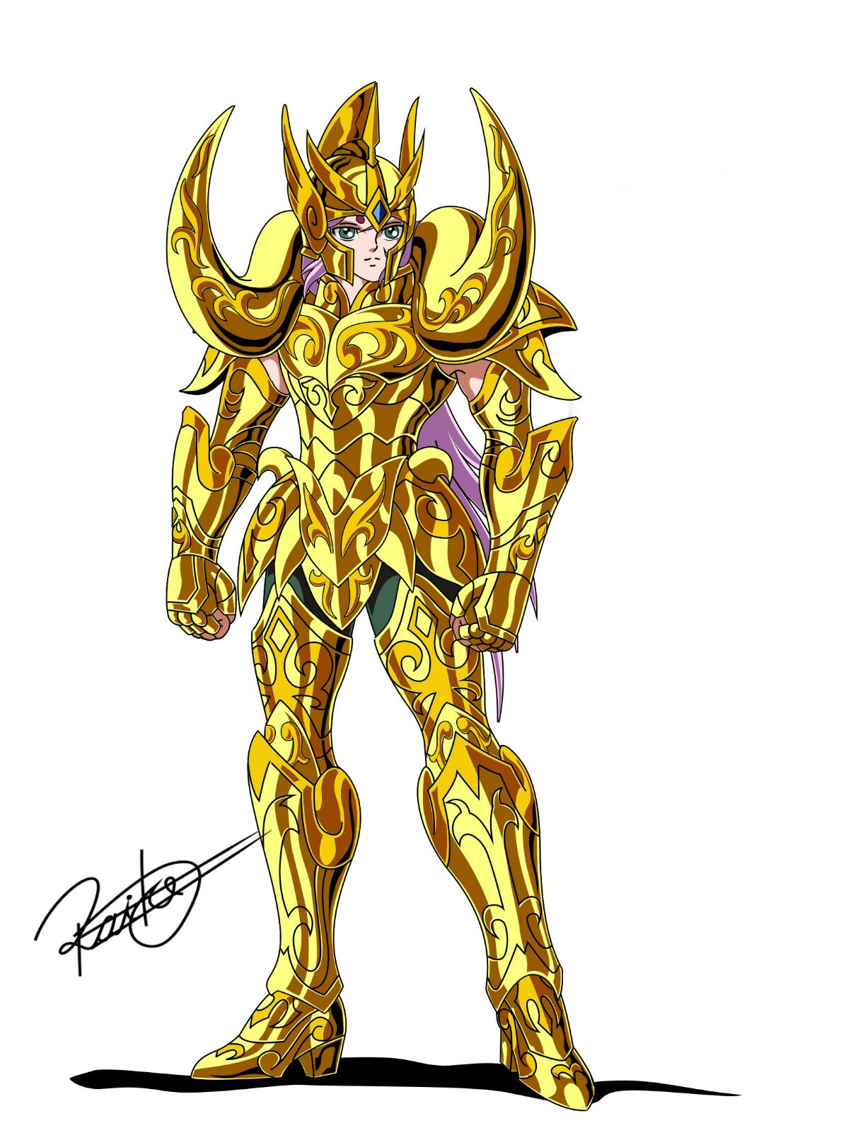 Em um flashback de - Saint Seiya - Templo da Sabedoria